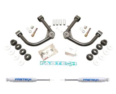 Fabtech - Fabtech K7102 Uniball UCA Lift System w/Shocks for 24 Tacoma