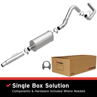 BRExhaust - BRExhaust 106-0808 Direct-Fit Exhaust System Replacement Kit