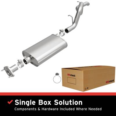 BRExhaust - BRExhaust 116-0002 Stainless Steel Direct-Fit Exhaust System Replacement Kit