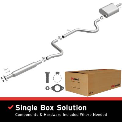 BRExhaust - BRExhaust 116-0015 Stainless Steel Direct-Fit Exhaust System Replacement Kit