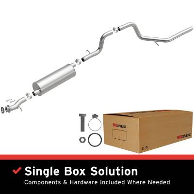 BRExhaust - BRExhaust 116-0033 Stainless Steel Direct-Fit Exhaust System Replacement Kit