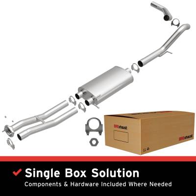 BRExhaust - BRExhaust 106-0870 Direct-Fit Exhaust System Replacement Kit