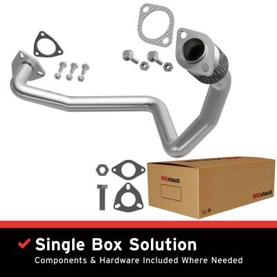 BRExhaust - BRExhaust 107-0160 Direct-Fit Front Pipe Kit