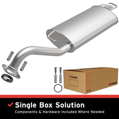 BRExhaust - BRExhaust 106-0060 Replacement Exhaust for 05-08 Toyota Corolla 1.8L