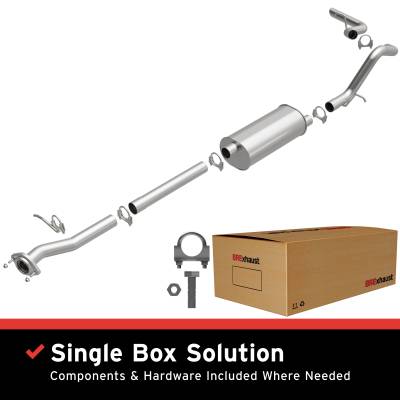 BRExhaust - BRExhaust 106-0011 Replacement Exhaust System for 01-06 Tahoe/Yukon 4.8/5.3L