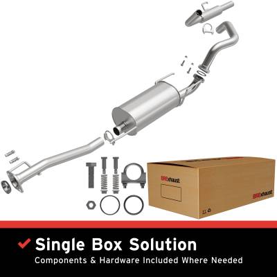 BRExhaust - BRExhaust 106-0076 Direct-Fit Exhaust System Replacement Kit