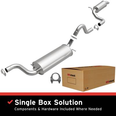 BRExhaust - BRExhaust 106-0024 Replacement Exhaust System for 08-10 Grand Caravan