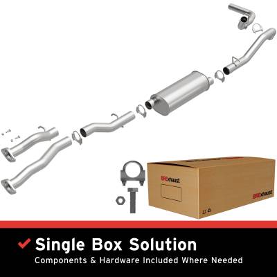 BRExhaust - BRExhaust 106-0710 Direct-Fit Exhaust System Replacement Kit