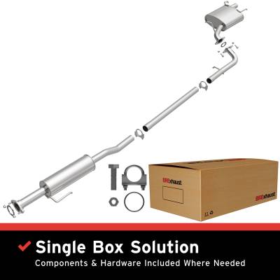 BRExhaust - BRExhaust 106-0078 Direct-Fit Replacement Exhaust for 07-11 Toyota Camry