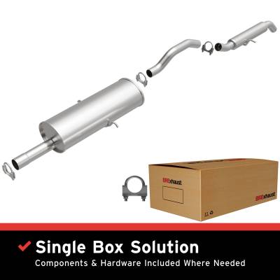 BRExhaust - BRExhaust 106-0115 Direct-Fit Exhaust System Replacement Kit