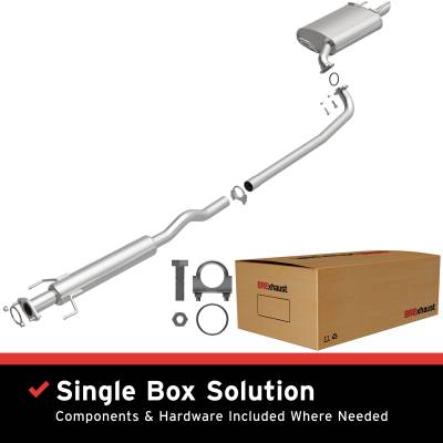 BRExhaust - BRExhaust 106-0262 Replacement Exhaust for 02-06 Toyota Camry 2.4L