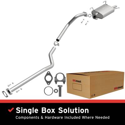 BRExhaust - BRExhaust 106-0085 Direct-Fit Exhaust System Replacement Kit