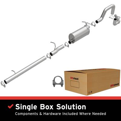 BRExhaust - BRExhaust 106-0280 Direct-Fit Exhaust System Replacement Kit