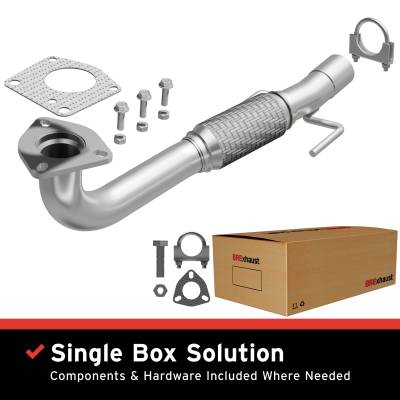 BRExhaust - BRExhaust 107-0225 Direct-Fit Front Pipe Kit