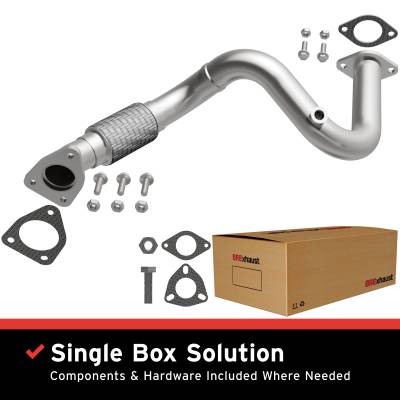 BRExhaust - BRExhaust 107-0286 Direct-Fit Front Pipe Kit