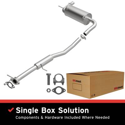 BRExhaust - BRExhaust 106-0246 Direct-Fit Exhaust System Replacement Kit