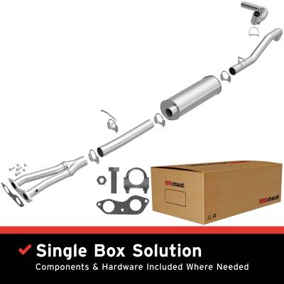 BRExhaust - BRExhaust 106-0472 Direct-Fit Exhaust System Replacement Kit