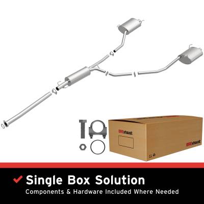 BRExhaust - BRExhaust 106-0333 Direct-Fit Exhaust System Replacement Kit