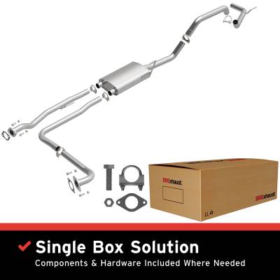 BRExhaust - BRExhaust 106-0296 Direct-Fit Replacement Exhaust for 12-17 Nissan