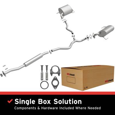 BRExhaust - BRExhaust 106-0282 Direct-Fit Exhaust System Replacement Kit