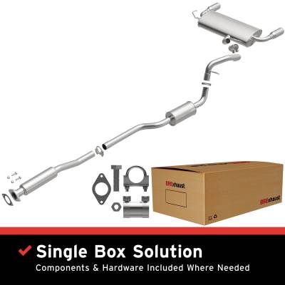 BRExhaust - BRExhaust 106-0504 Direct-Fit Exhaust System Replacement Kit
