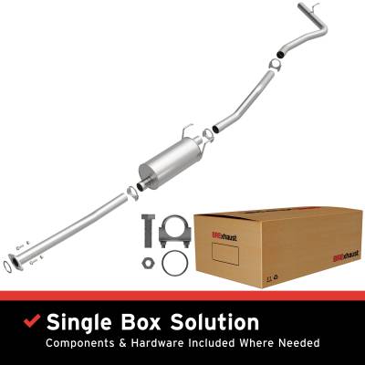 BRExhaust - BRExhaust 106-0146 Direct-Fit Exhaust Kit for 95-98 Toyota T100 3.4L