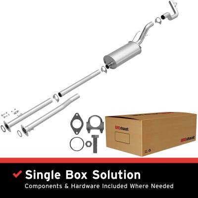 BRExhaust - BRExhaust 106-0389 Direct-Fit Exhaust System Replacement Kit