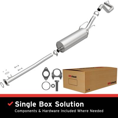 BRExhaust - BRExhaust 106-0219 Direct-Fit Exhaust System Replacement Kit