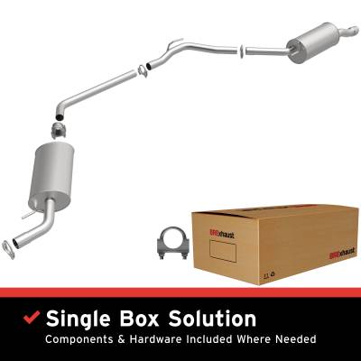 BRExhaust - BRExhaust 106-0230 Direct-Fit Exhaust System Replacement Kit 99-03 VW Eurovan