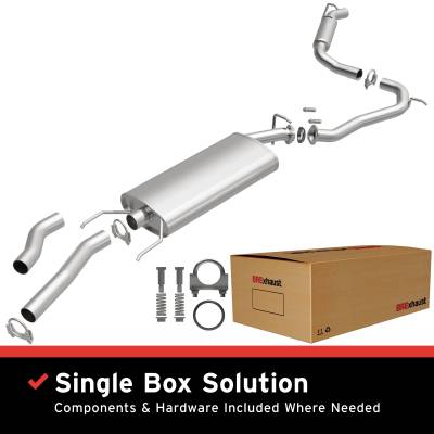 BRExhaust - BRExhaust 106-0717 Direct-Fit Exhaust System Replacement Kit