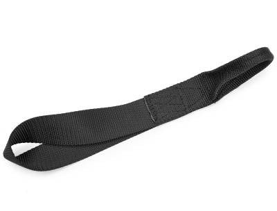 PRP - PRP 15131 1.5"x12" Soft Tie Strap for UTV Prevents Scratches Black