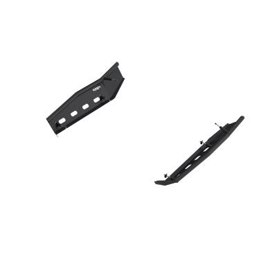 MBRP Exhaust - MBRP Exhaust AC-9219-04 Black Rock Sliders Kit for 24-26 Can-Am Maverick R