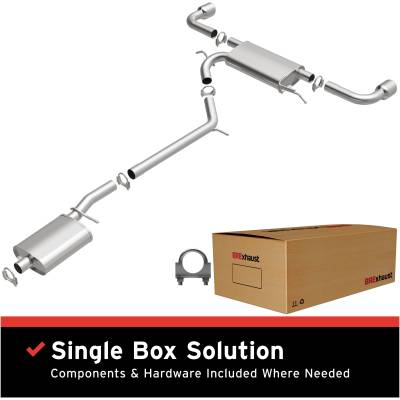 BRExhaust - BRExhaust 106-0447 Direct-Fit Exhaust System Replacement Kit