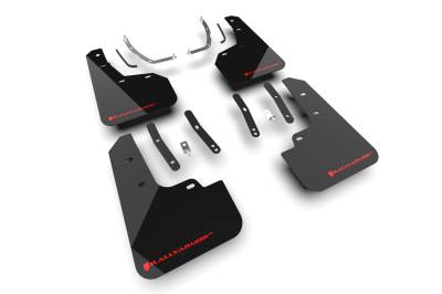 Rally Armor - Rally Armor MF135-UR-BLK-RD Black Mud Flap/Red Logo