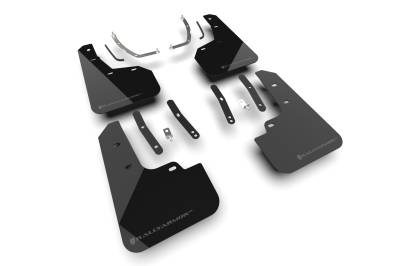 Rally Armor - Rally Armor MF135-UR-BLK-DGRY Black Mud Flap/Dark Grey Logo