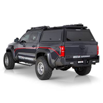Westin - Westin 16-12785S EXP Truck Cap w/Sliding Front Glass