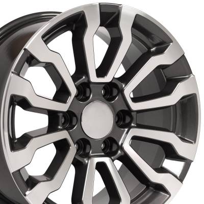 OE Wheels LLC - OE Wheels CV35 18x8.5 6x5.5 24mm Gunmetal/Machined CV35-18085-6550-26MG