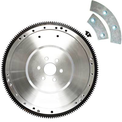 PRW - PRW 1628983 SFI Billet Steel Flywheel Ext Bal 157T w/Weights for Ford 260-289