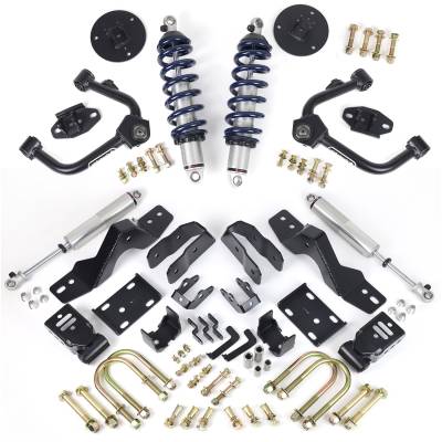 Ridetech - Ridetech 11720116 Lowering Kit for 19-25 Silverado/Sierra 1500 4WD Axle Group B