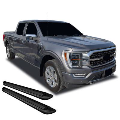 Black Horse Off Road - Black Horse TR-F291 Transporter Boards Blk for F150/250/350/450/550 SD Crew Cab