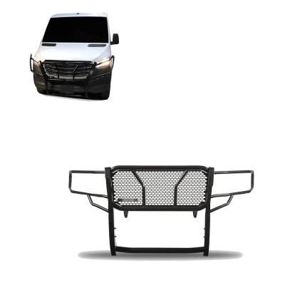 Black Horse Off Road - Black Horse RU-DOSP07-B Black Rugged-HD Grille Guard for Dodge Mercedes Sprinter