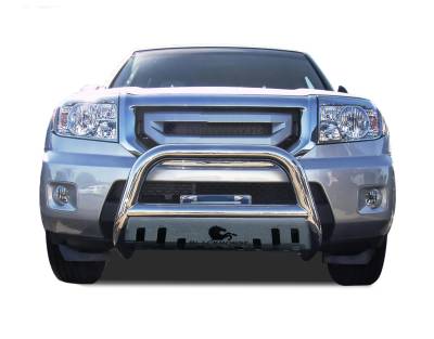 Black Horse Off Road - Black Horse BBH1409-SP Stainless Steel Bull Bar for 09-15 Honda Pilot