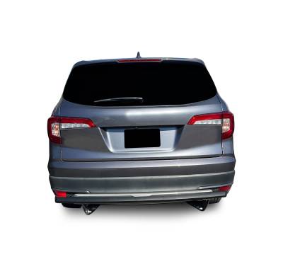 Black Horse Off Road - Black Horse PRB1H3 Peerless Rear Bumper Guard Matte Black for 16-22 Honda Pilot