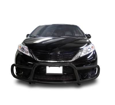 Black Horse Off Road - Black Horse 15TY918A Black Front Bumper Guard for 11-20 Toyota Sienna