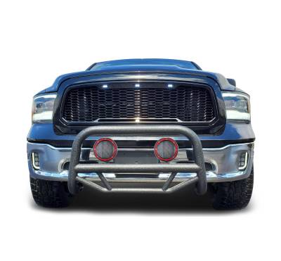 Black Horse Off Road - Black Horse MBT-MR1312-PLFR Max-T Bull Bar 5.3" LED for 09-10 RAM 1500 Classic