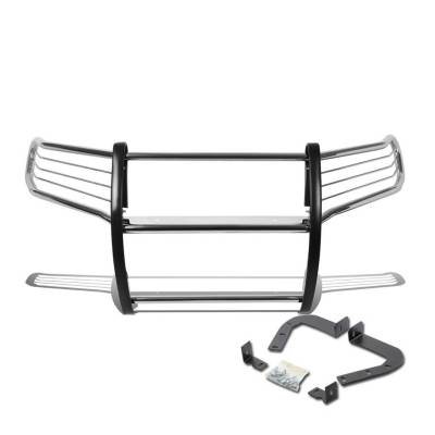 Black Horse Off Road - Black Horse 17A096402MSS SS Grille Guard for 16-23 Toyota Tacoma