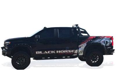 Black Horse Off Road - Black Horse RB-AR3B-KIT Armour Roll Bar 40" LED Blk for Colorado/Canyon/Tacoma