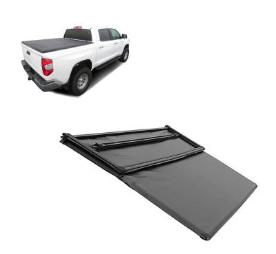 Black Horse Off Road - Black Horse PRS-TO22 Premier Soft Tonneau Cover Black for 22-24 Toyota Tundra