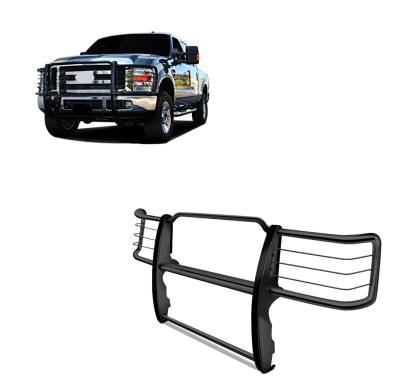Black Horse Off Road - Black Horse 17GT26MA Black Grille Guard for Silverado 2500HD/3500