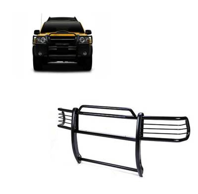 Black Horse Off Road - Black Horse 17NI26MA Steel Black Grille Guard for Nissan Frontier & Xterra